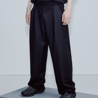 Wide Leg Wool Pants